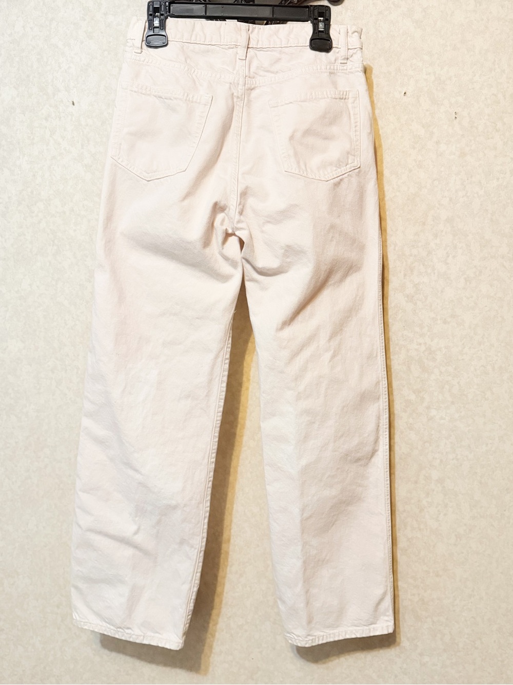 Reformation Val 90s Mid Rise Straight Jeans Fior di Latte Size 28 Organic Cotton - Picture 3 of 11